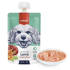 Wanpy Lamb Carrot & Pea ванпи крем-суп ягненок з морквою рідкий корм для собак 90 г