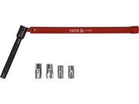 Ключ для затягування фитингив шарнирний YATO Польша : HEX 13 мм, 8-12 мм, зи стали YT-24780