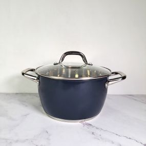 Кастрюля  CROCUS PR-2404-18  PEPPER 18*10,5см. 2,6 л.
