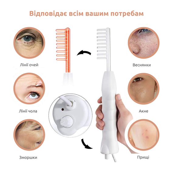 Портативна Дарсонваль MEDICA+ Darsoline 7.0 ( Японія ) | Зображення 3