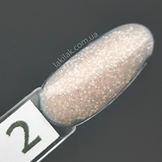 База с шиммером Starlet Professional Sweet Base №02 (молочно-бежевая) 7мл