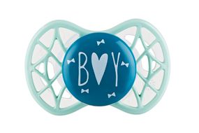 Пустышка ортодонтическая Nuvita NV7064 Air55 Cool 0m+ &quot;BOY&quot; зеленая (NV7064NG)