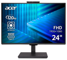 Монiтор 23.8" Acer B248YGbemiqprcuzx (UM.QB8EE.G01) Black