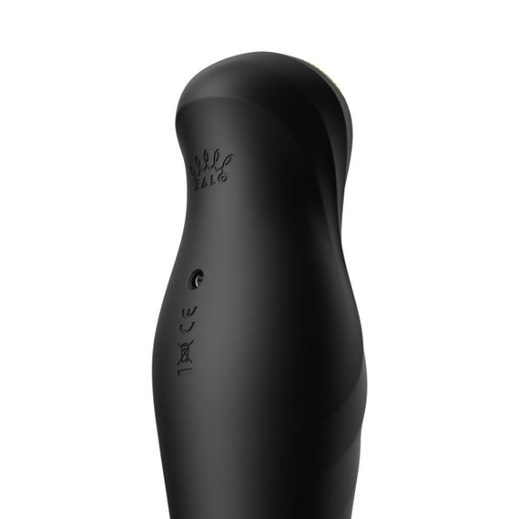 Смартвибратор-пульсатор Zalo — King Obsidian Black, кристалл Swarovski sexstyle | Зображення 5