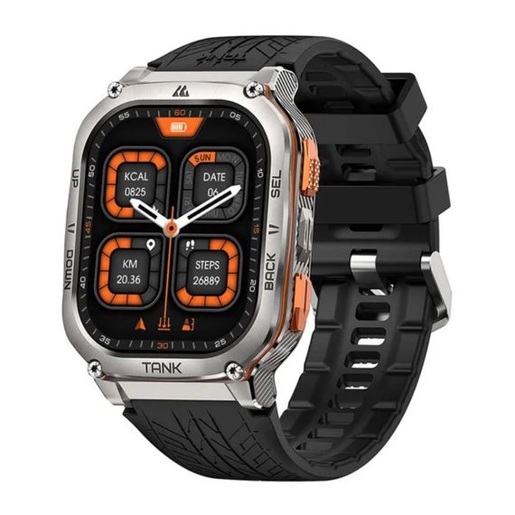 Смарт-годинник тактичний Kospet Tank M3 ULTRA Metal Silver (KTM0003UMS) | Зображення 2