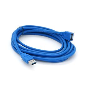 Подовжувач USB 3.0 AM / AF, 3.0m,  Blue, пакет