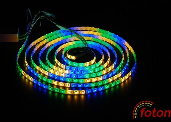 Світлодіодна стрічка SMD 5050 (54 LED/m) RGB RW 3LED IP54 | Зображення 2