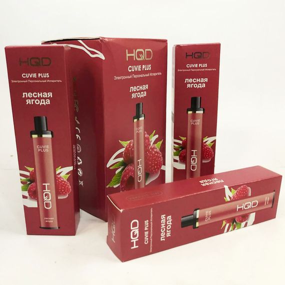 Одноразовая pod-система HQD Cuvie PLUS 1200 puffs. Лесная ягода | Зображення 1