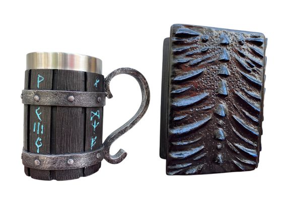 Подарунковий набір Кухоль 3D Скандинавські Руни та Блокнот 3D «Книга тіней і Глубін» | Зображення 1