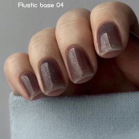 Кольорова база Toki-Toki Rustic Base 04 з шимером 5мл