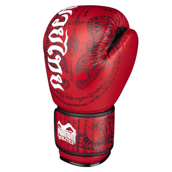 Боксерські рукавиці Phantom Muay Thai Red 12 унцій (бинти в подарунок) | Зображення 1