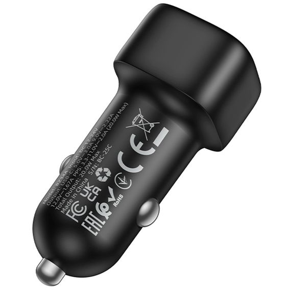 АЗУ Borofone BZ34A Cloud PD20W (1USB-C) Black | Зображення 4