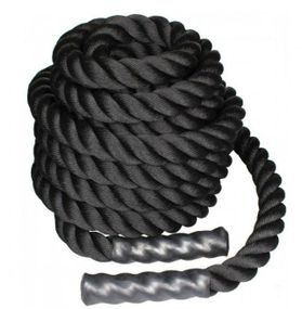 Канат LiveUP BATTLE ROPE BLACK чорний Уні 1.5 X 9 м LS3676-9