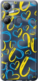 Чехол на Infinix Hot 20i Сердца UA "5292u-2964-17620"