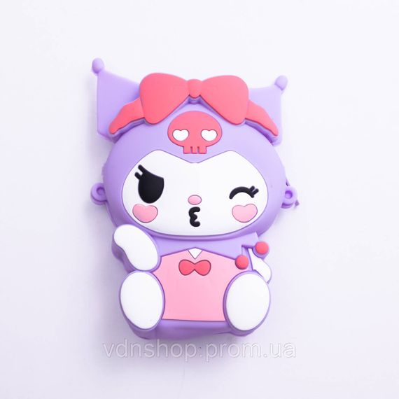 Дитяча силіконова сумочка-гаманець 15*10*3 см Фіолетовий HP-55-6V | Зображення 1