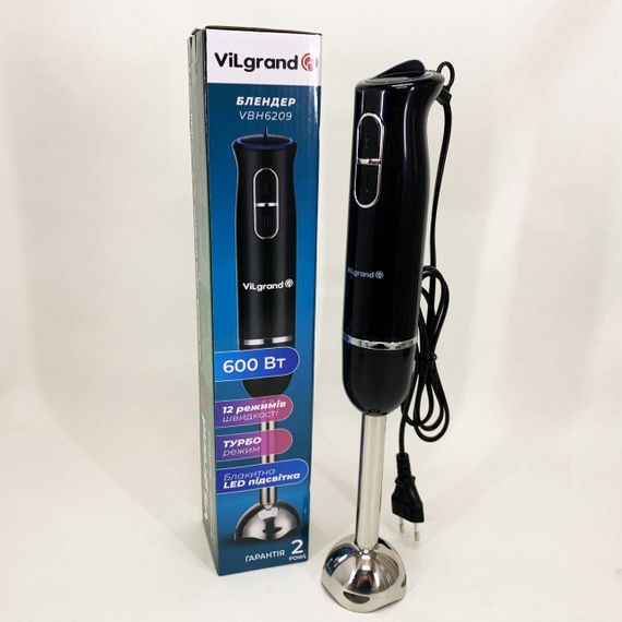 Блендер ViLgrand VBH6209. Колір: чорний | Зображення 2