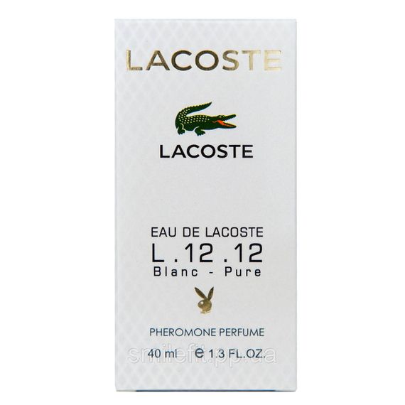 Lacoste Eau De Lacoste L.12.12 Blanc-Pure Pheromone Parfum мужской 40 мл | Зображення 4