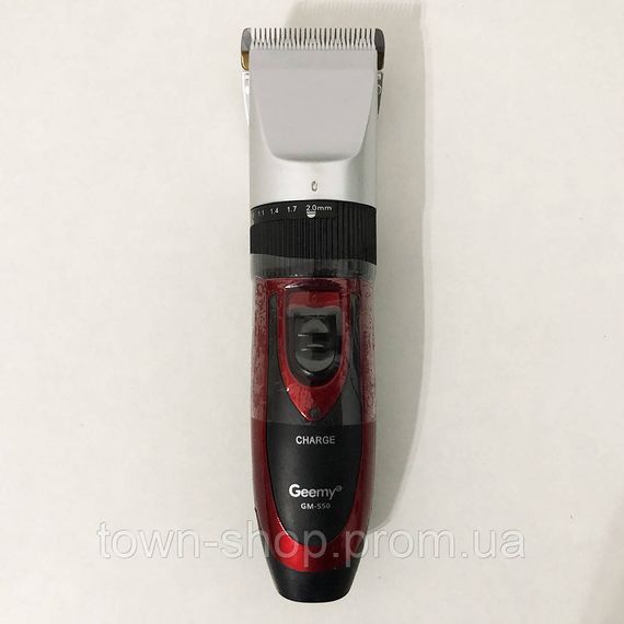 Профессиональная машинка для стрижки волос GEMEI GM-550 с двумя аккумуляторами | Зображення 3
