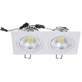Светильник потолочный LED врезной  LED-173/2x5W NW WH