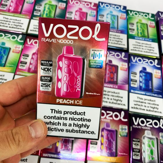 Vozol Rave 40000. Персик (Peach Ice) | Зображення 2