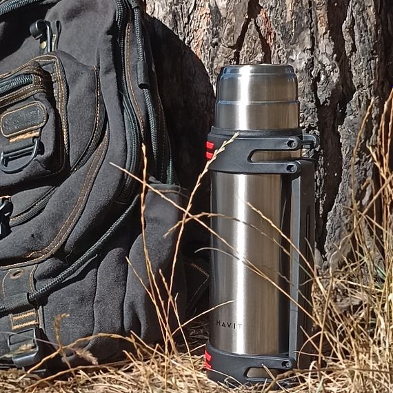 Термос HAVIT HV-TM005 1200ml Silver | Зображення 1