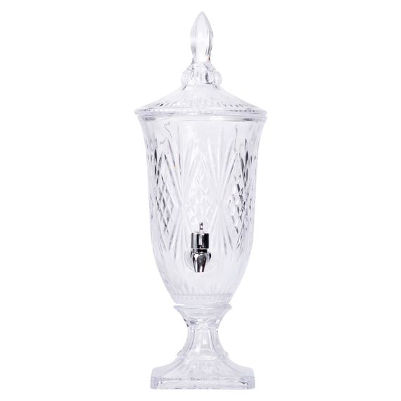 Лимонадниця з краном на ніжці скляна для напоїв 2 л 46 см HP-19-15 | Зображення 3