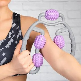 Масажер роликовий ручний Losso SH-330 Фіолетовий