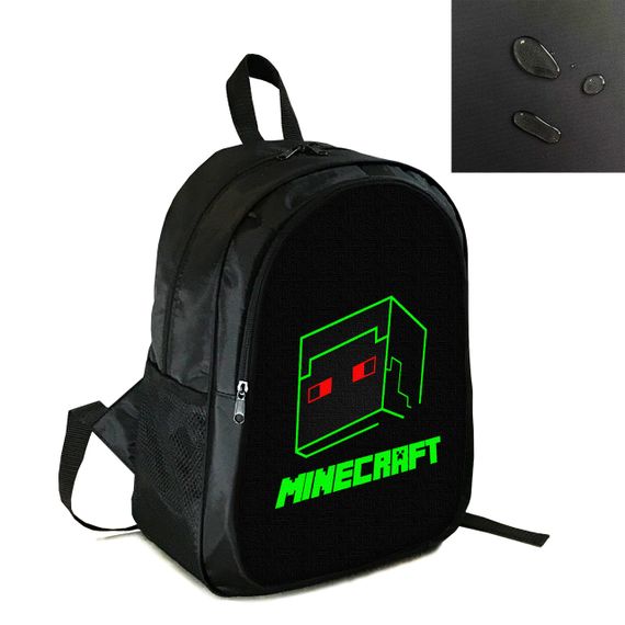 Рюкзак городской/школьный 38×28см с принтом Minecraft Крипер детский, подростковый,спортивный(4170)