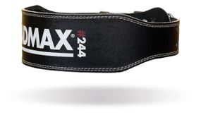 Пояс для важкої атлетики MadMax MFB-244 Sandwich шкіряний Black S