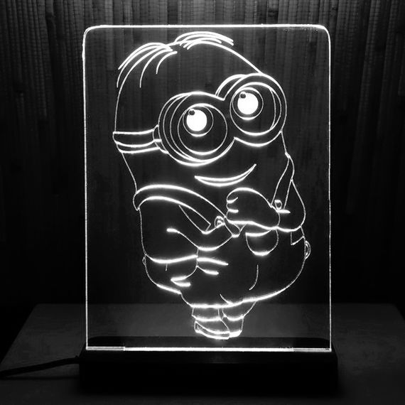 Акриловий світильник-нічник Миньон (Mignon) білий tty-n000089