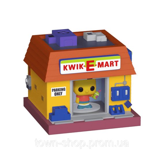 Набор фигурок Bitty Pop! Town - Барт Симпсон и Квики-Март | Зображення 1