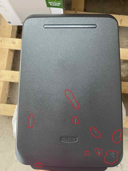 Контейнер для сміття з педаллю Curver Slim Bin 40 л сріблястий (02340) УЦІНКА | Зображення 2