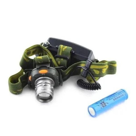 Фонарик на голову с зарядкой Bailong BL 1505 SENSOR | Фонари налобние | Налобный QV-240 фонарик bailong | Зображення 5