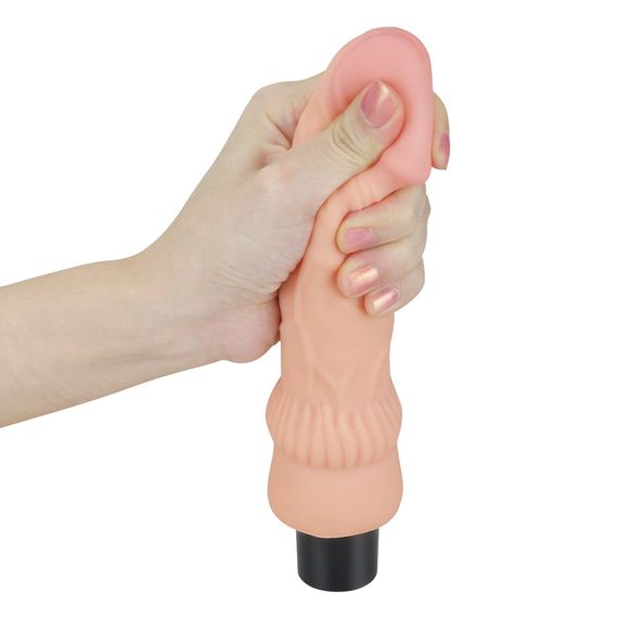Реалістичний вібратор - Real Softee Vibrator 7,8" Sex Aura | Зображення 4