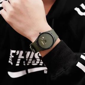 Модний чоловічий годинник круглий SKMEI 1509AG, Крутий чоловічий годинник, Брендовий VU-157 чоловічий годинник