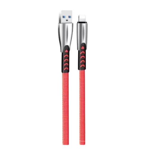 Кабель USB Lightning ColorWay CW-CBUL010-RD 2,4A 1м червоний | Зображення 1