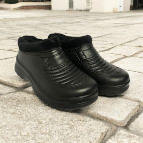 Активні чоловічі гумові чоботи 42р 26см, Осіннє утеплене взуття, Гумові чоботи для прогулянок IS-13