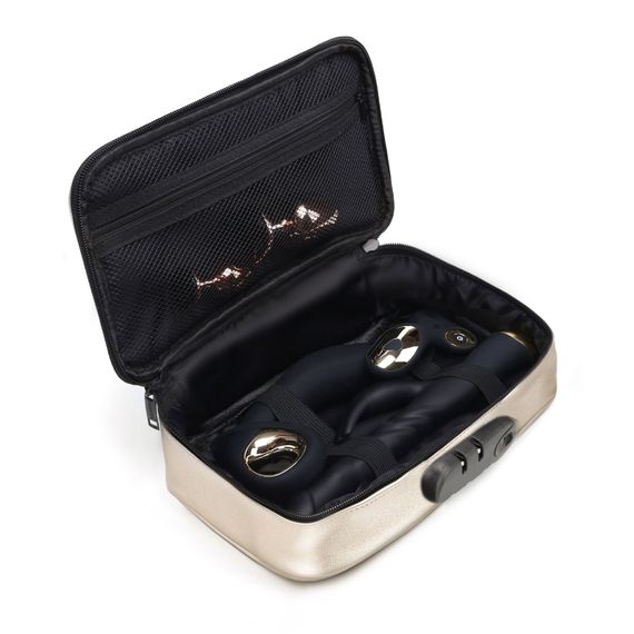 Кейс для іграшок Dorcel DISCREET BOX LUXURY GOLD, кодовий замок, 27×16×7,62 см | Зображення 2