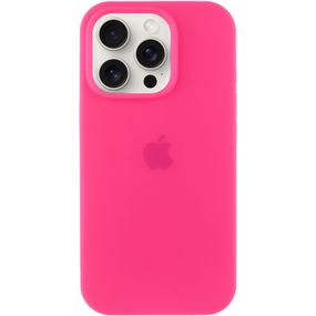 Чохол Silicone Case Full Protective (AA) для Apple iPhone 13 Pro Max (6.7") Рожевий / Barbie pink