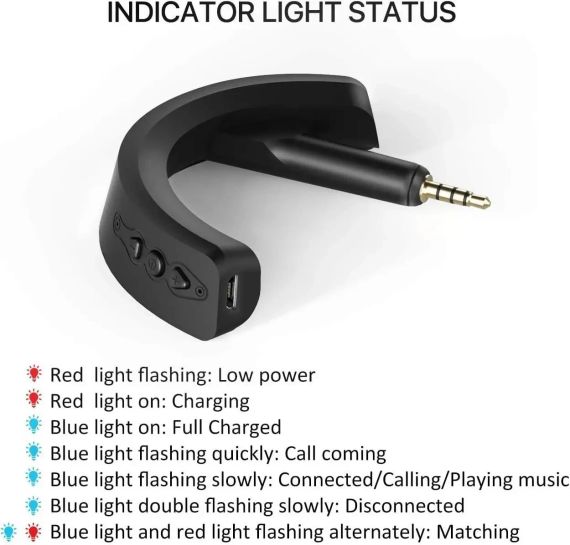 Беспроводной Bluetooth адаптер для наушников Bose QC15 / QC2 | YOCOWOCO C15 | Зображення 5