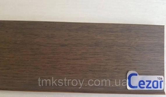 Плинтус CEZAR Hi Line Prestige 75x22x2500mm M106 Хикори | Зображення 1
