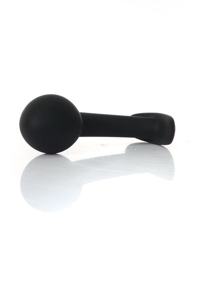 Анальна пробка - Silicone Black Curved Plug L | Зображення 3
