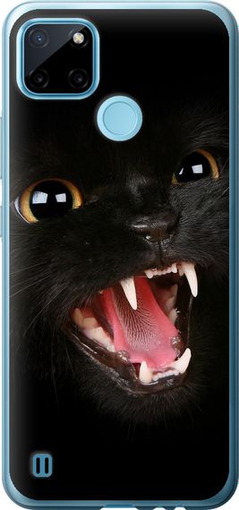 Чехол на Realme C25Y Чёрная кошка "932u-2553-17620"