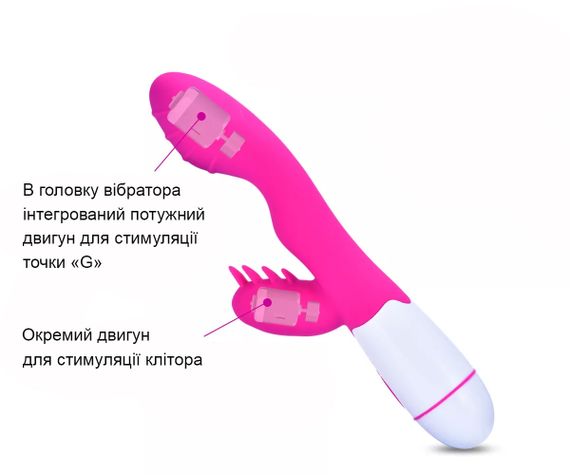 Вагинально клиторальный вибратор (USB, черный) | Зображення 9