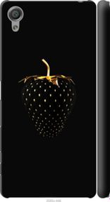 Чохол на Sony Xperia X F5122 Чорна полуниця "3585m-446-24368"