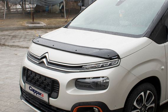 Дефлектор капоту (EuroCap) для Peugeot Partner/Rifter 2019-2024 рр | Зображення 5