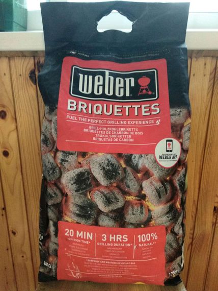 Вугільні брикети 8кг Weber 17591 Код: 007417 | Зображення 2
