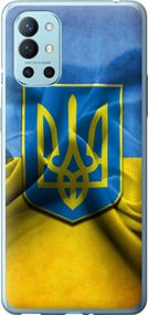 Чехол на OnePlus 9R Флаг и герб Украины 1 "375u-2326-17620"