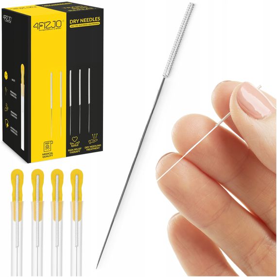 Голки акупунктурні 4FIZJO 0.3 х 100 мм з направляючою 100 шт (P-5905973405102)