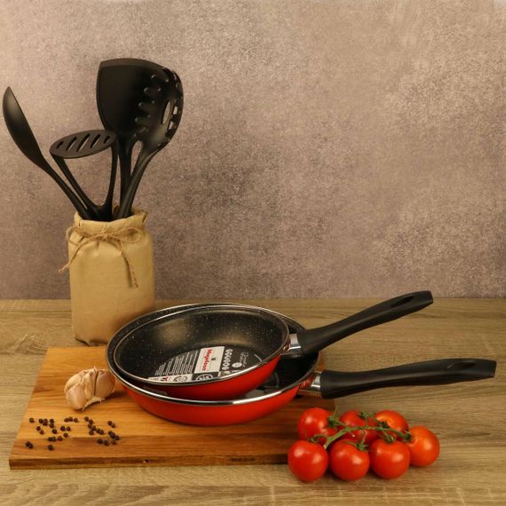 Набір сковорідок 2 шт K2 RED VITRINOR 20/24 см | Зображення 5